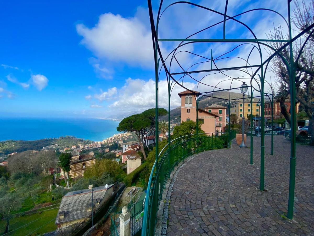 Casaviva - Bilo With Seaview And Parking In Camogli Lägenhet Exteriör bild